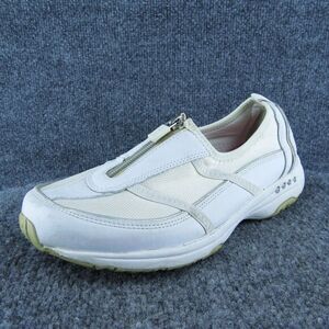 Easy Spirit‎ Kristalle Women Sneaker Shoes White Synthetic Zip Size 8 Medium